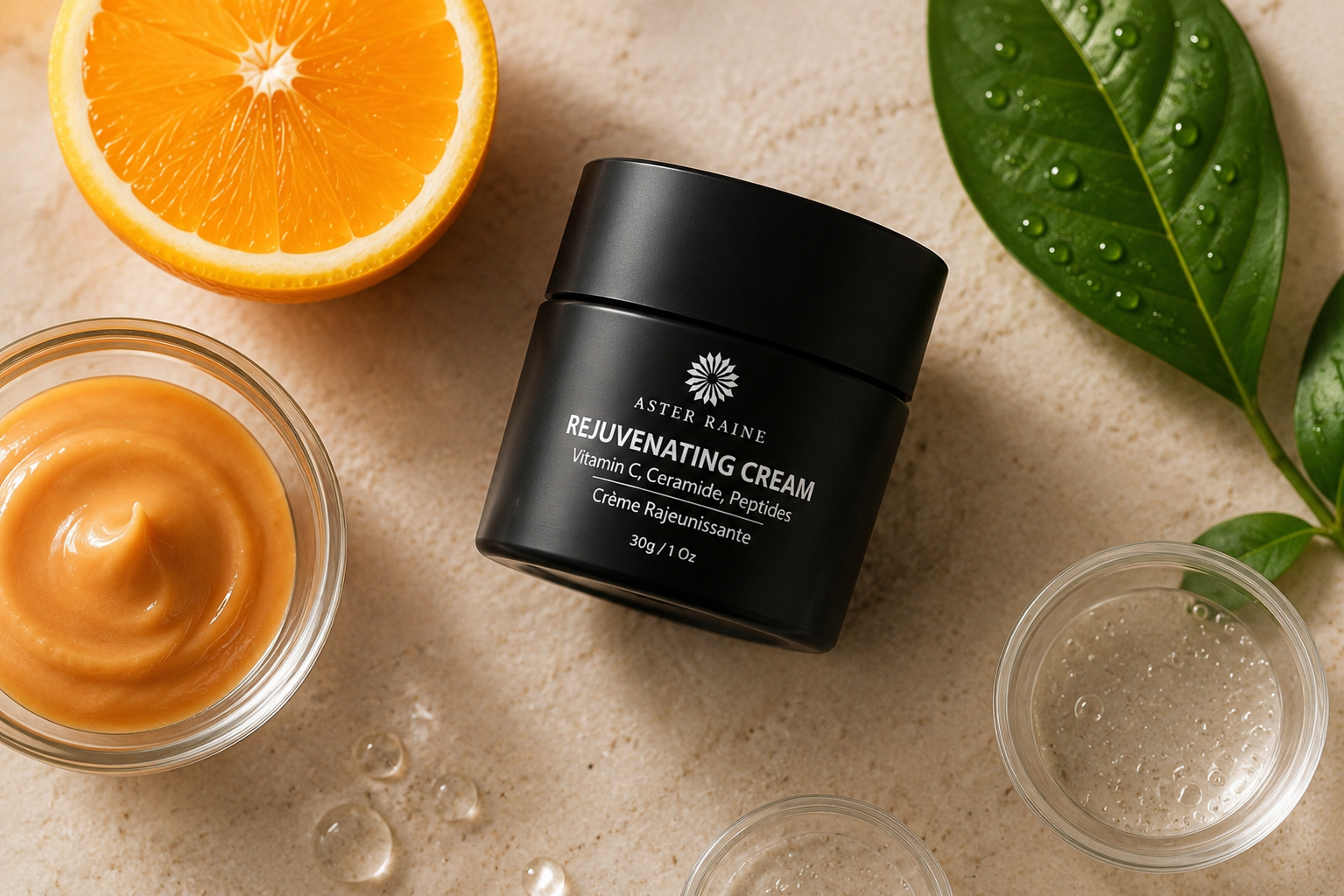 Crème Rajeunissante | Vitamine C et Peptides Aster Raine