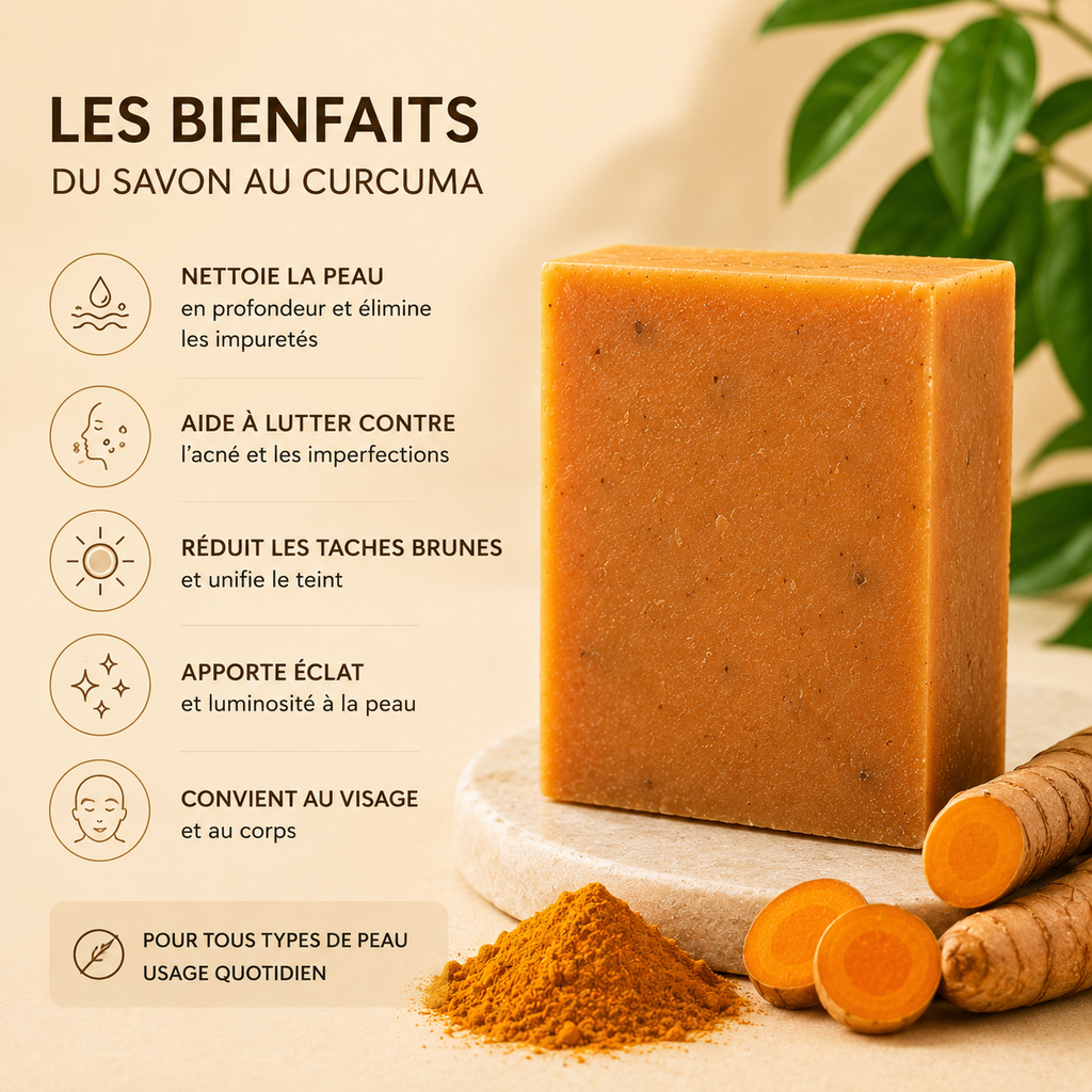 Savon au Curcuma Naturel asterraine