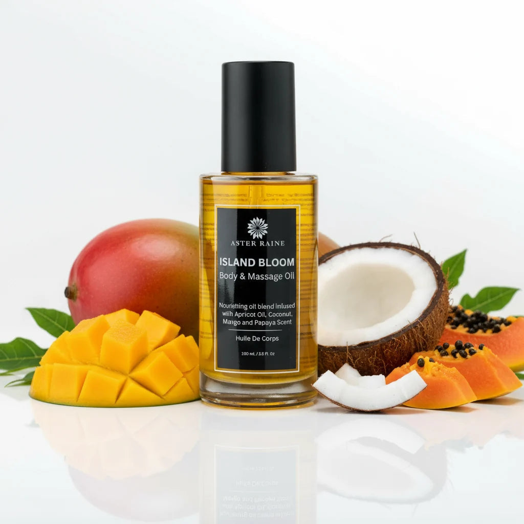 Huile Corps & Massage – Island Bloom Aster Raine France